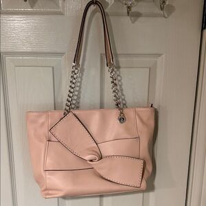 Jessica Simpson Blush Pink Tote with Chain Handles